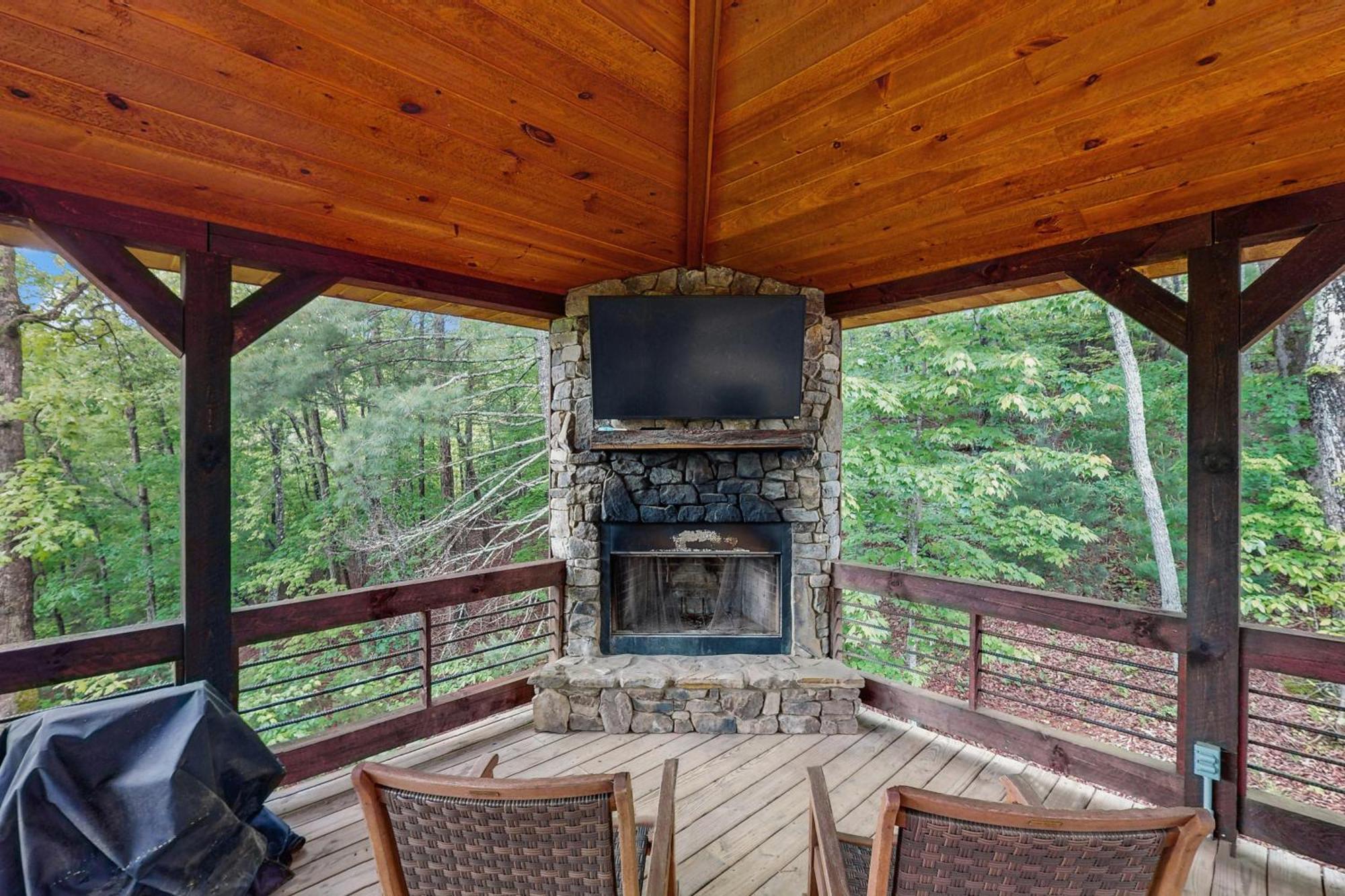 Whispering Woods Vila Blue Ridge Exterior foto