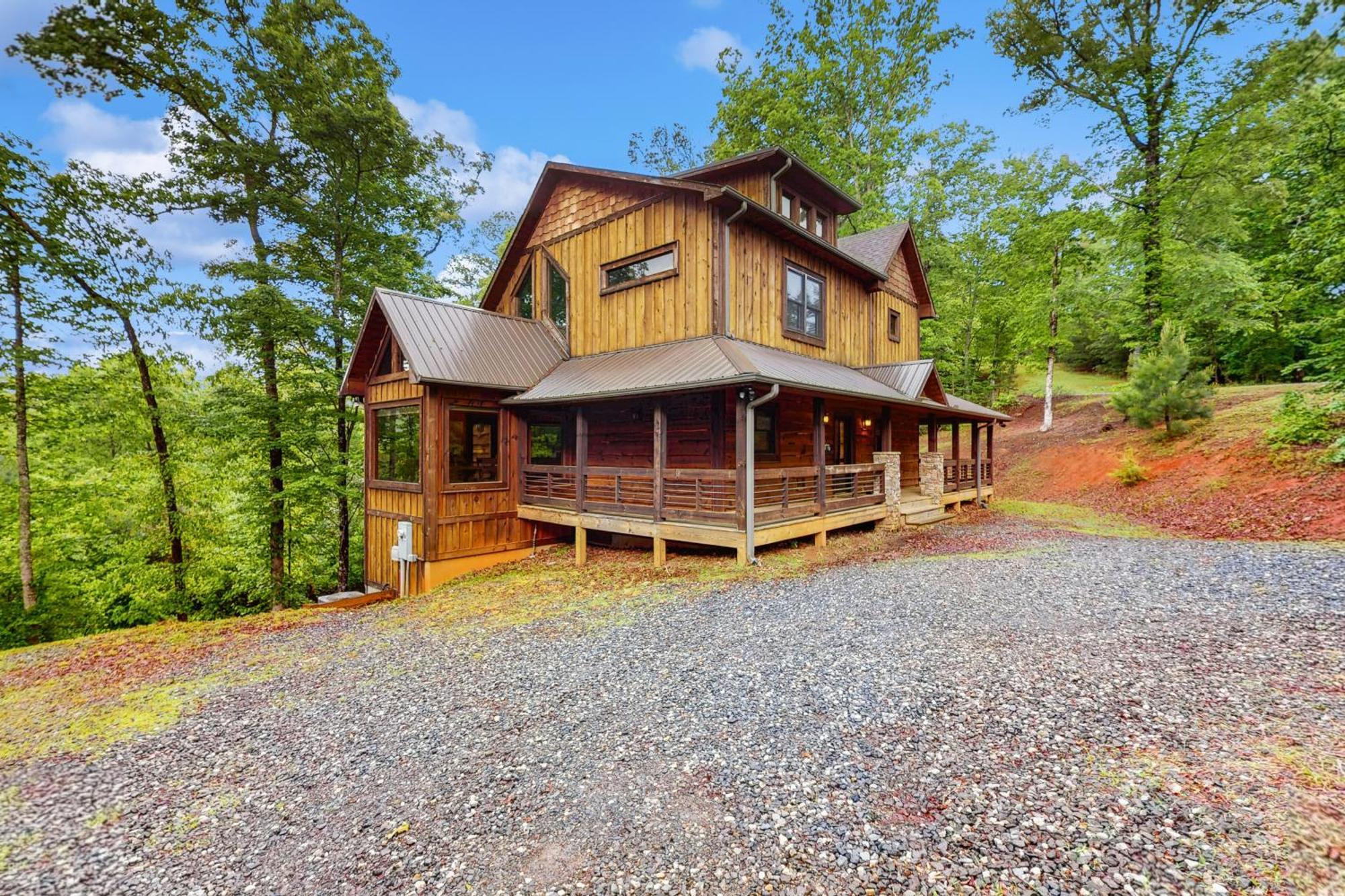 Whispering Woods Vila Blue Ridge Exterior foto